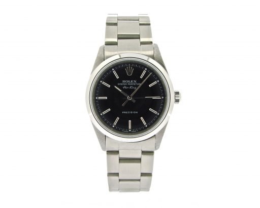 Rolex Stainless Steel Air-King 14000 Black-7