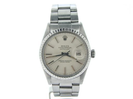 Rolex Stainless Steel Datejust 16030 Silver -7