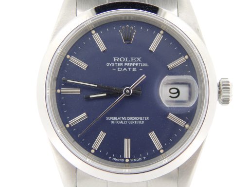 Rolex Stainless Steel Date 15200 Blue -1