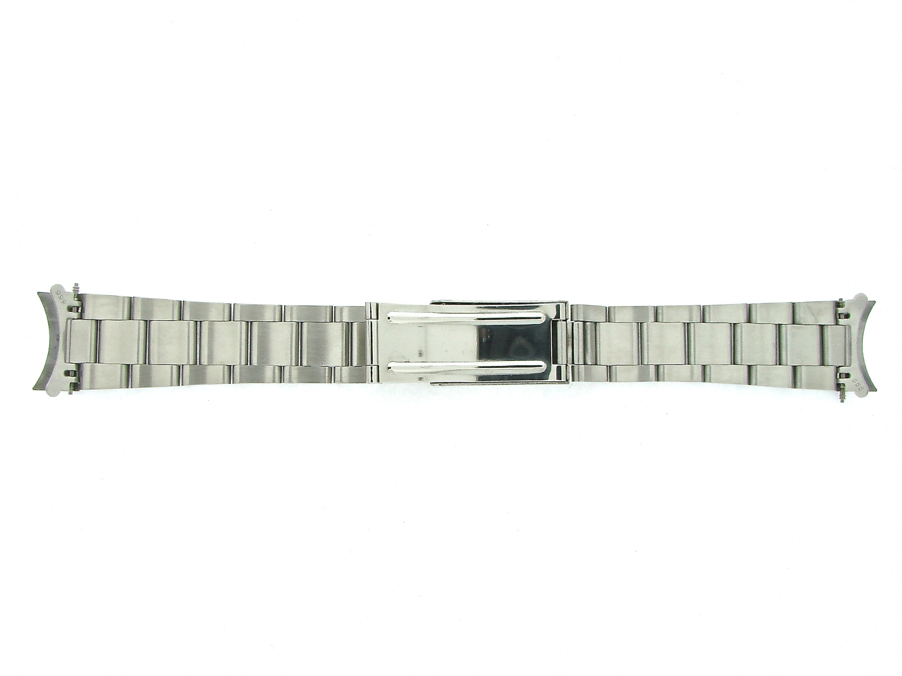 Vintage Rolex Black Crocodile Leather Strap Band 20mm (SKU