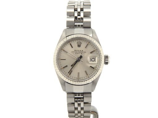 Rolex Stainless Steel Date 6917 Silver -6
