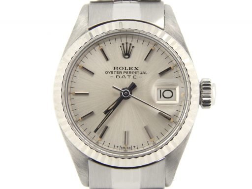Rolex Stainless Steel Date 6917 Silver -1