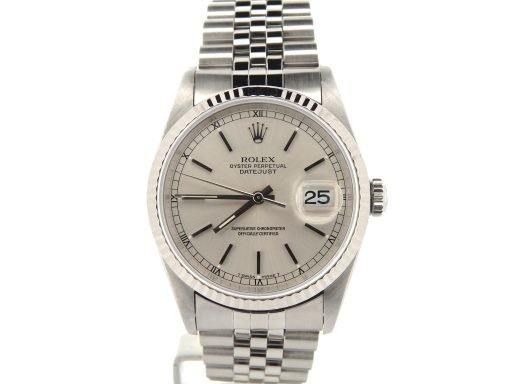 Rolex Stainless Steel Datejust 16234 Silver -7