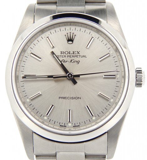 Rolex Stainless Steel Air-King 14000M Silver-1