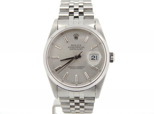 Rolex Stainless Steel Datejust 16200 Silver -6