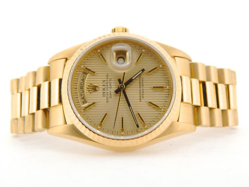 Rolex 18K Yellow Gold Day-Date President 18238 Champagne -7