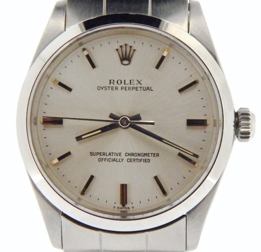 Rolex Stainless Steel Oyster Perpetual 1002 Silver -1