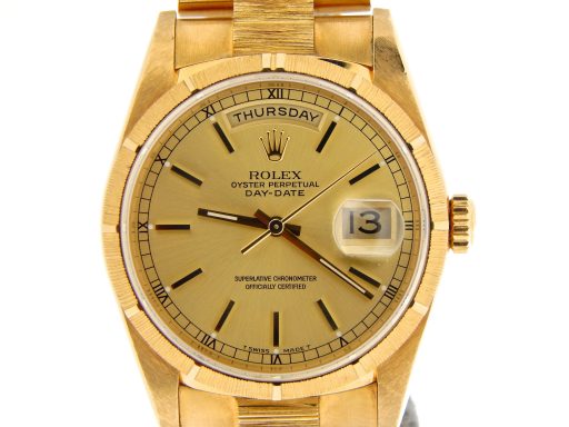 Rolex 18K Yellow Gold Day-Date President 18248 Champagne -1