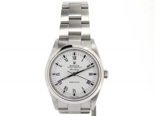 Rolex Stainless Steel Air-King 14000M White-8