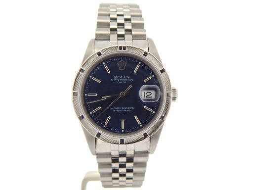 Rolex Stainless Steel Date 15210 Blue -9