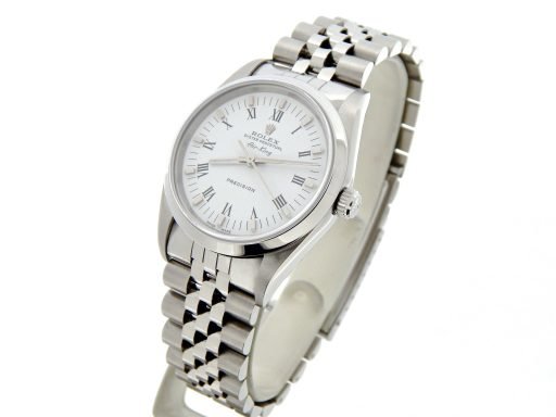 Rolex Stainless Steel Air-King 14000 White-6