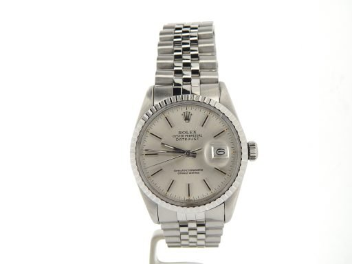 Rolex Stainless Steel Datejust 16030 Silver -7
