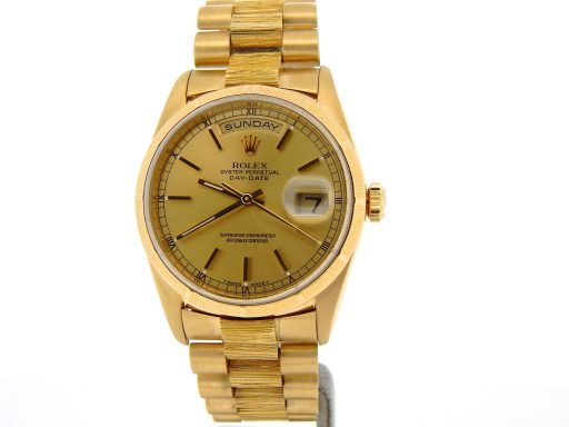 Rolex 18K Yellow Gold Day-Date President Champagne -7