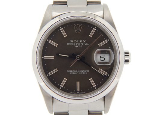 Rolex Stainless Steel Date 15200 Gray, Slate -1