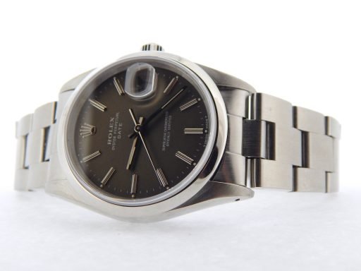 Rolex Stainless Steel Date 15200 Gray, Slate -6