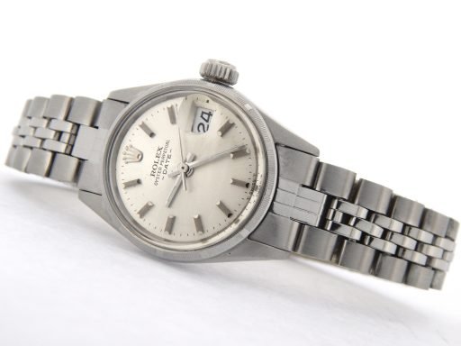 Rolex Stainless Steel Date 6516 Silver -7