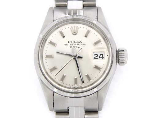 Rolex Stainless Steel Date 6516 Silver -1