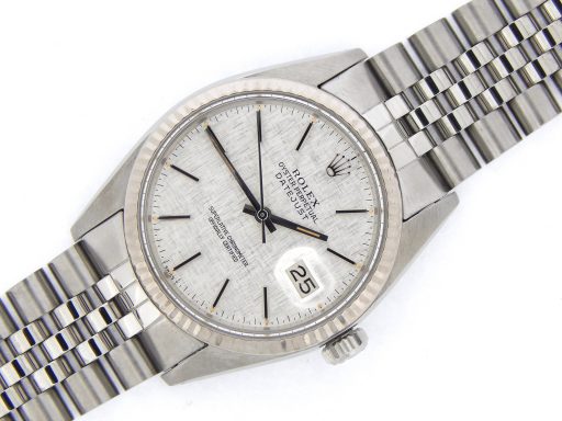 Rolex Stainless Steel Datejust 16014 Silver -6
