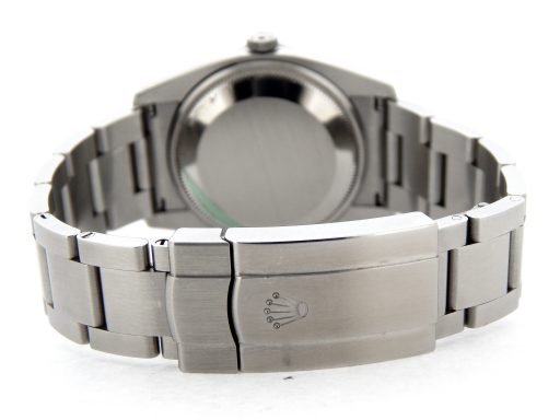 Rolex Stainless Steel Air-King 114210 Silver Gray Roman-4