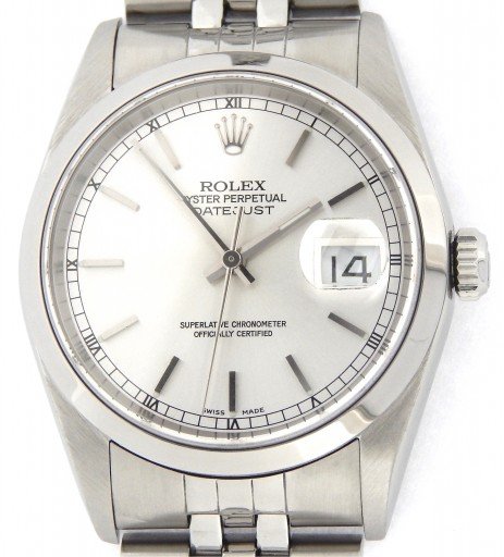 Rolex Stainless Steel Datejust 16200 Silver -1