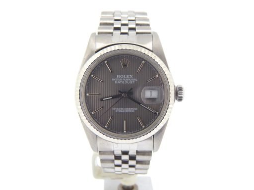 Rolex Stainless Steel Datejust 16014 Slate -9