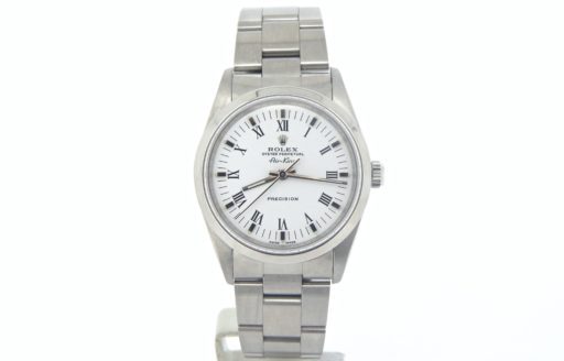 Rolex Stainless Steel Air-King 14000 White-9