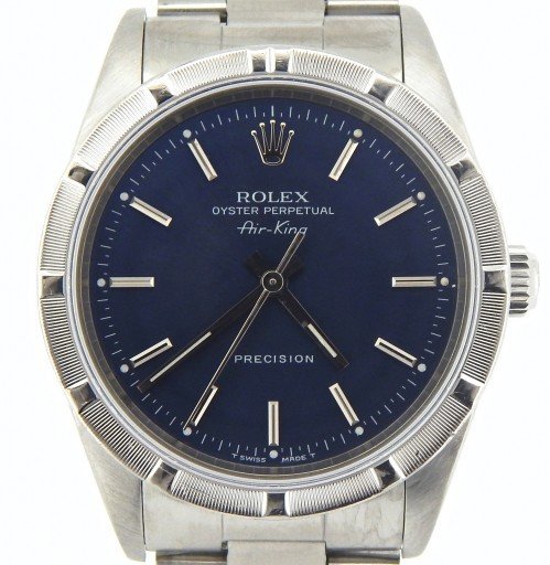 Rolex Stainless Steel Air-King 14010 Blue-1
