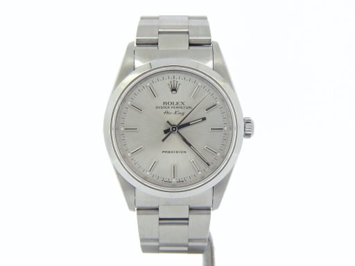 Rolex Stainless Steel Air-King 14000 Silver-8