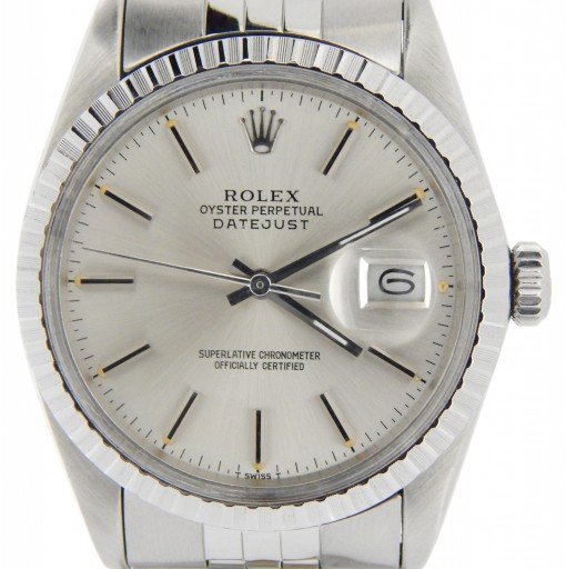Rolex Stainless Steel Datejust 16030 Silver -1