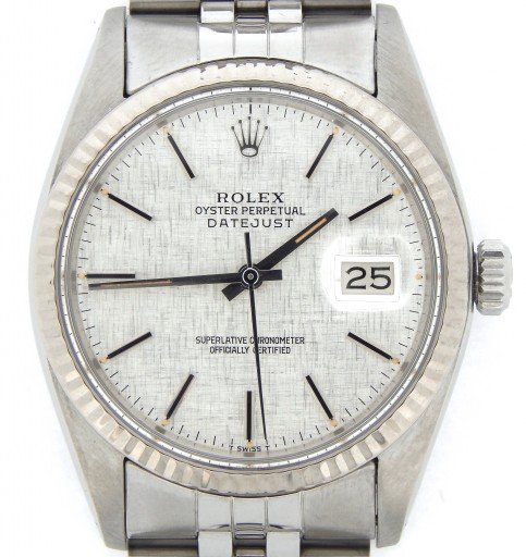 Rolex Stainless Steel Datejust 16014 Silver -1