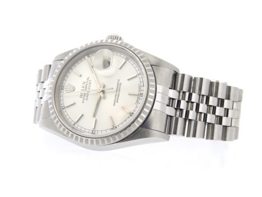 Rolex Stainless Steel Datejust 16220 Silver -8