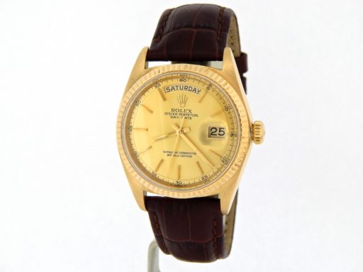 Rolex 18K Yellow Gold Day-Date President 1803 Champagne -8