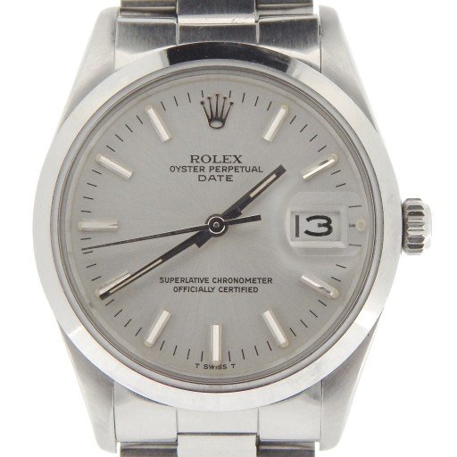 Rolex Stainless Steel Date 15000 Silver -1