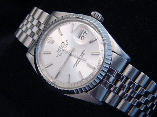 Rolex Stainless Steel Datejust 1603 Silver -6