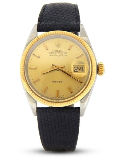 Mens Rolex Two-Tone 14K/SS Air-King Champagne 5701