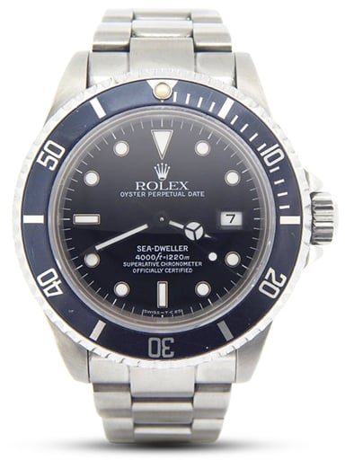Mens Rolex Stainless Steel Sea-Dweller Black 16600