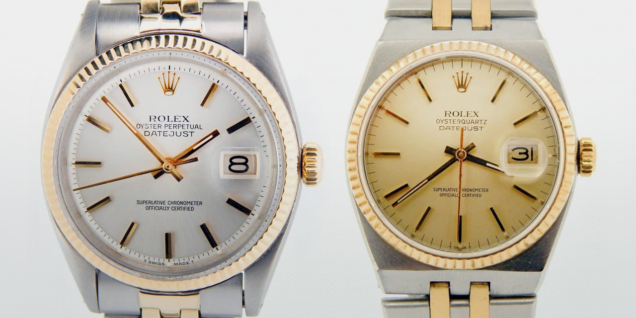 What’s the Difference? The Rolex Datejust Vs. The Rolex Oysterquartz