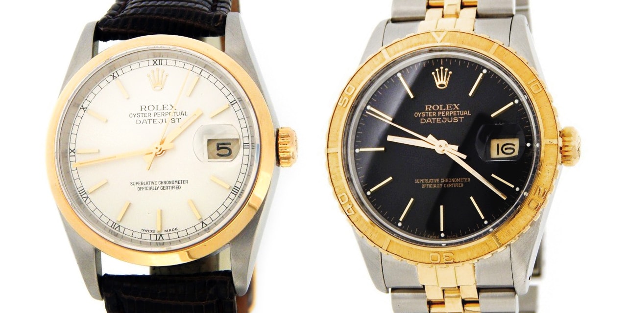 Compare Two Tone Datejust Models From Two Different Generations