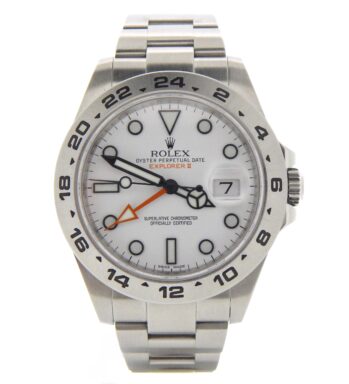 Rolex Stainless Steel Explorer II 216570 White -9