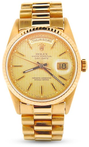 Mens Rolex 18K Gold Day-Date President Champagne 18238