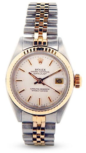 Ladies Rolex Two-Tone 14K/SS Datejust Silver 6917 