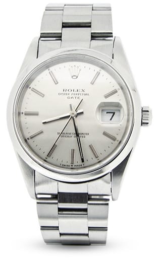 Mens Rolex Stainless Steel Date Silver 15200