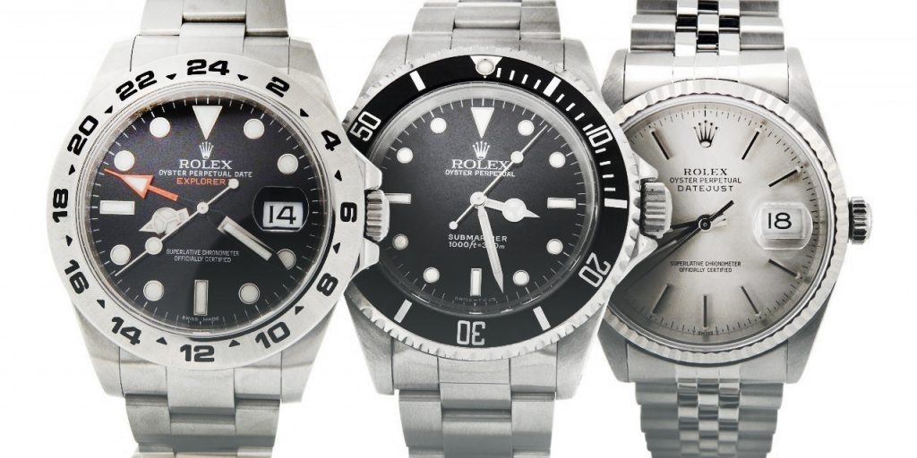 Stainless Steel Rolex Watches