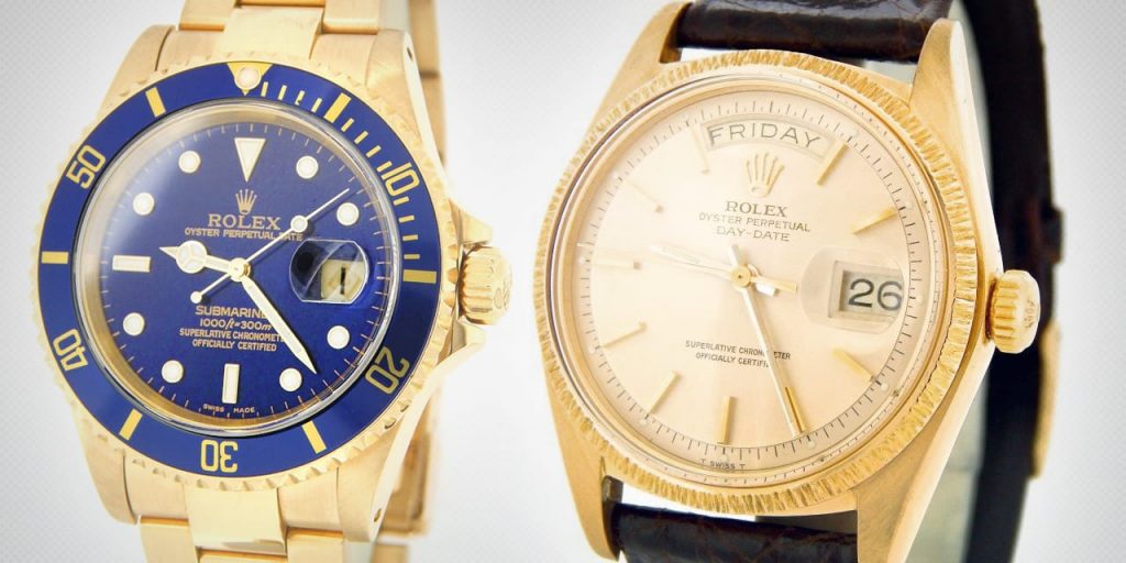 Yellow Gold Rolex Watches