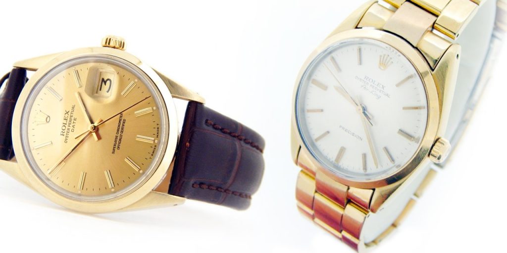 Gold Shell Rolex Watches