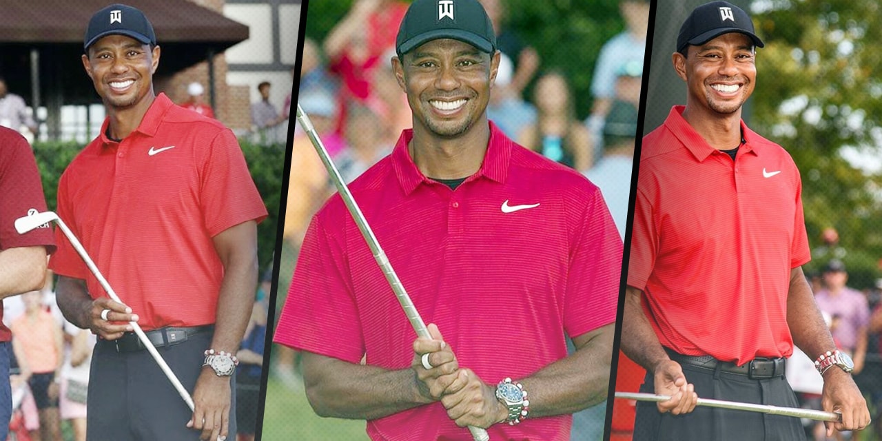 tiger woods masters rolex