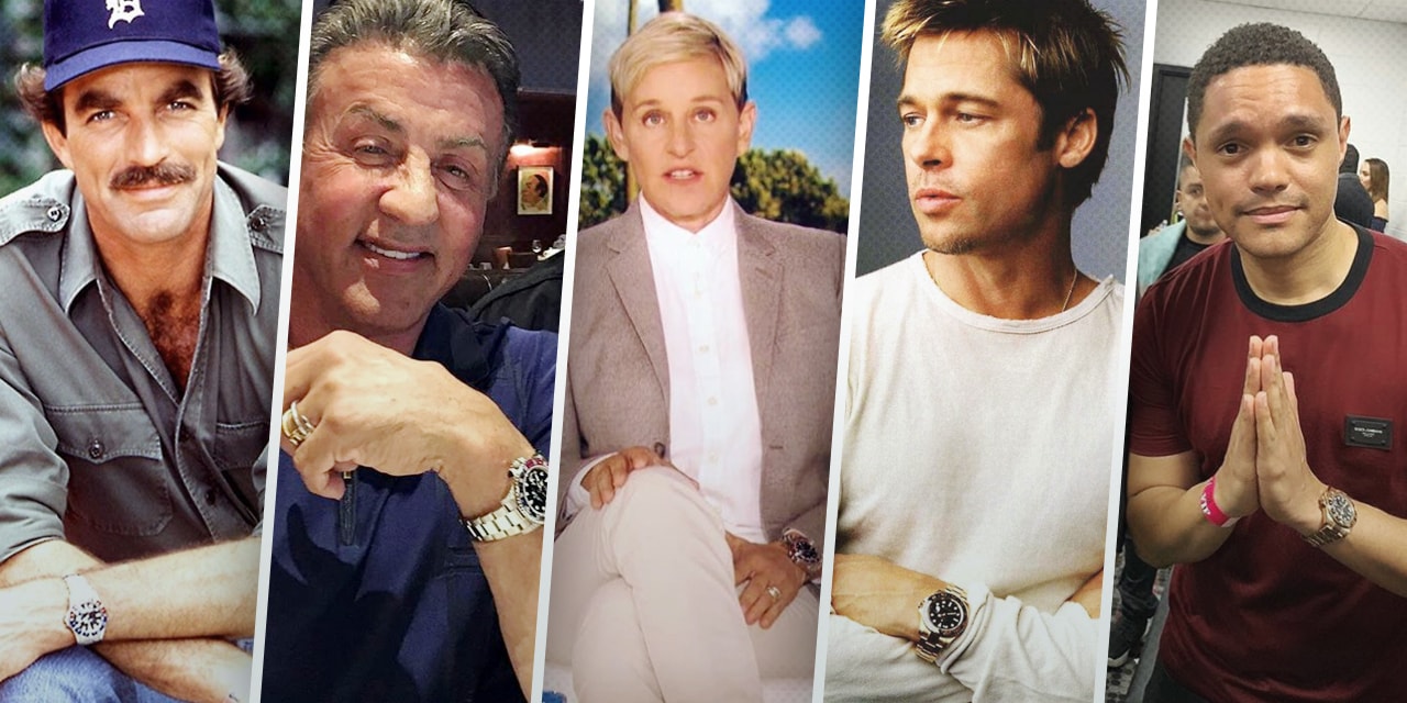 celebrities wearing rolex submariner