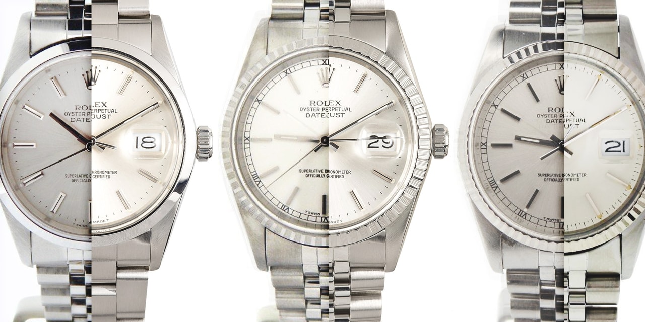 Post image for Quick Comparison Guide: Stainless Steel Rolex Datejust 16000, 16014, 16030, 16200, 16234, 16220