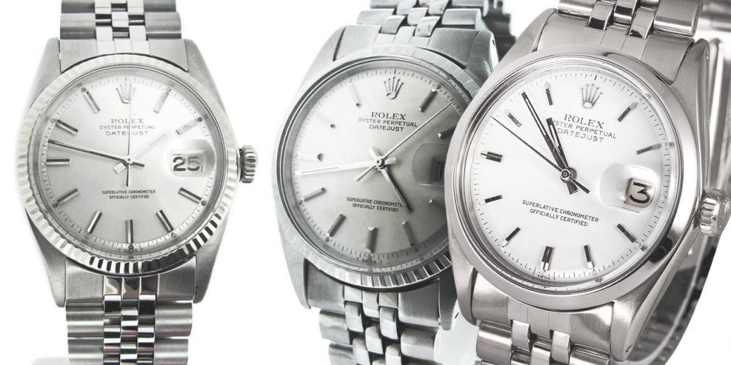 Stainless Steel Rolex Datejust Compare: 1600, 1601, 1603 vs. 16000, 16014, 16030
