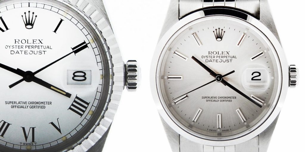 Stainless Steel Rolex Datejust Compare: 16000, 16014, 16030 vs. 16200, 16234, 16220